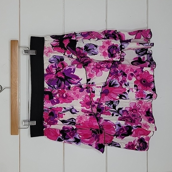 CATO small pink white purple mini skirt - Picture 1 of 5
